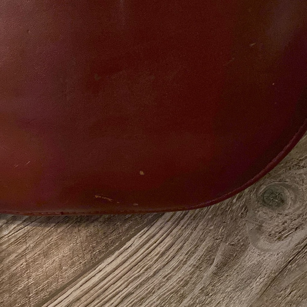 Vintage Cartier Burgundy  Calf Leather  Bag - Picture 9 of 16